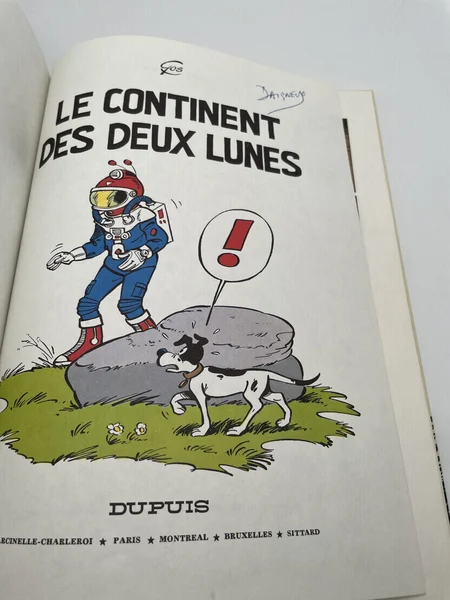 Le Scrameustache - EO - T 3 - Le Continent des Deux Lunes - Gos - Dupuis - BD franco-belge - Bon état