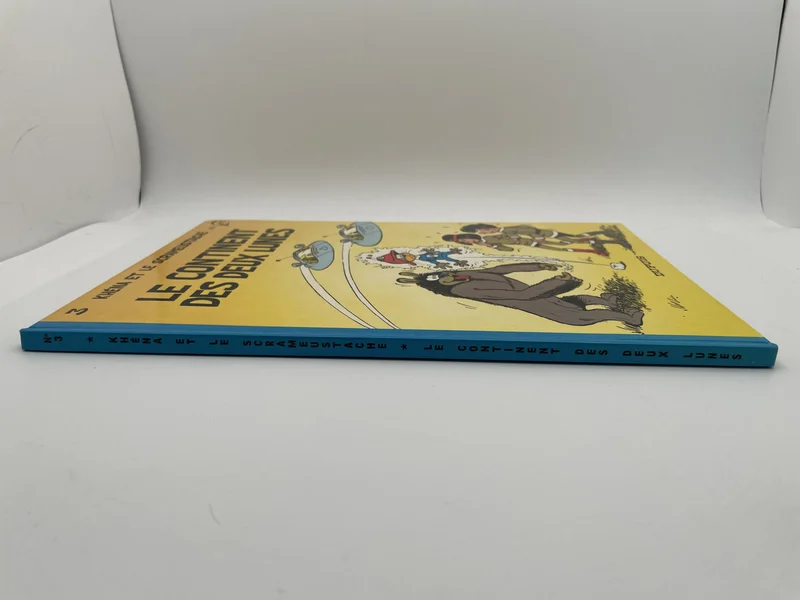 Le Scrameustache - EO - T 3 - Le Continent des Deux Lunes - Gos - Dupuis - BD franco-belge - Bon état