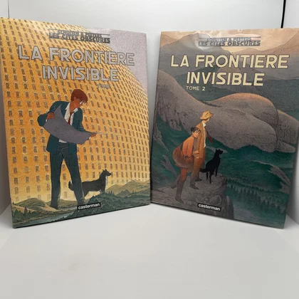 Les Cités obscures - Tomes 8 et 9 (La Frontière invisible 1 et 2) - Benoît Peeters / François Schuiten - Casterman - BD franco-belge - Très bon état