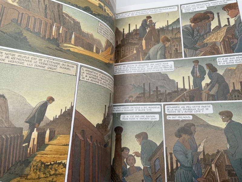 Les Cités obscures - Tomes 8 et 9 (La Frontière invisible 1 et 2) - Benoît Peeters / François Schuiten - Casterman - BD franco-belge - Très bon état