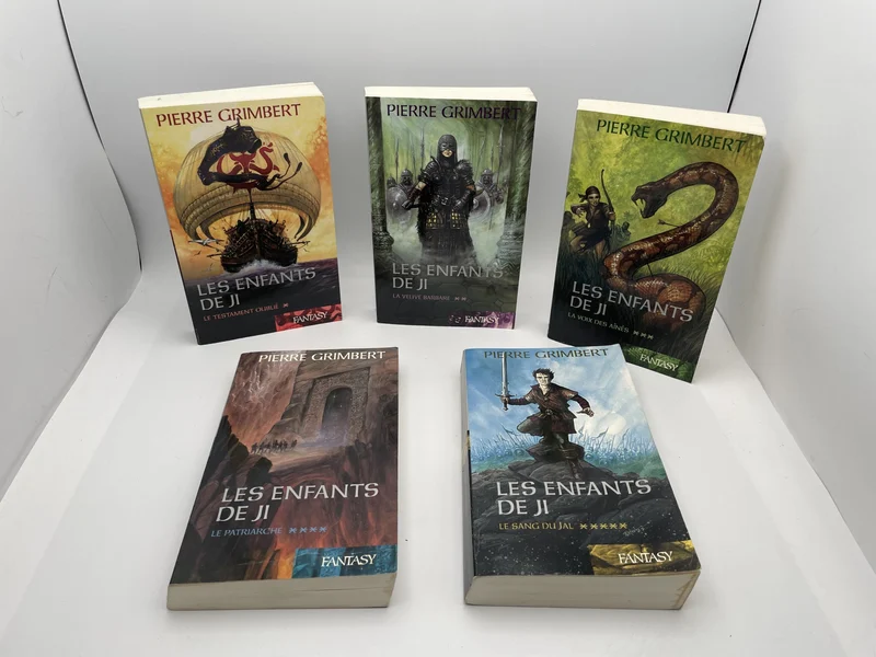 Les Enfants de Ji - Tomes 1 à 5 - Pierre Grimbert - France Loisirs - Livres - Bon état