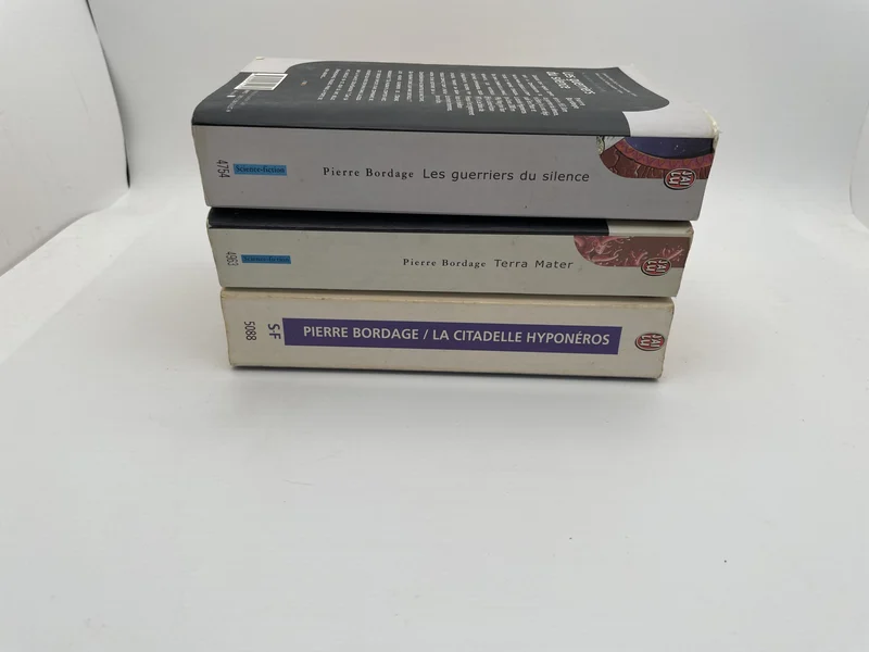 Les Guerriers du silence - Tomes 1 à 3 (Les Guerriers du silence, Terra Mater, La Citadelle Hyponéros) - Pierre Bordage - J'ai lu - Livres - État correct