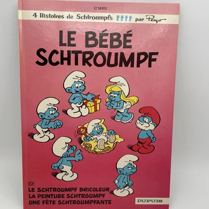 Les Schtroumpfs - EO - T 12 - Le Bébé Schtroumpf - Peyo - Dupuis - BD franco-belge - Très bon état