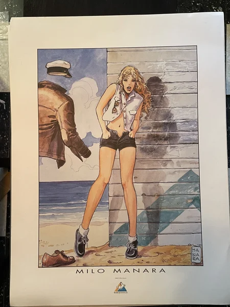 Manara - Calli - Offset - Démons et Merveilles - Affiches / posters - Très bon état