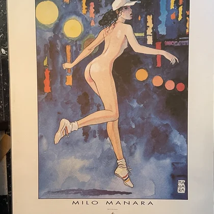 Manara - Claudia - Offset - Démons et Merveilles - Affiches / posters - Très bon état