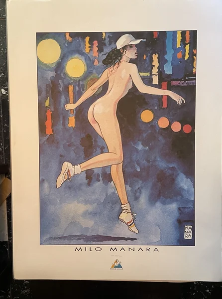 Manara - Claudia - Offset - Démons et Merveilles - Affiches / posters - Très bon état