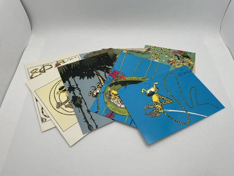 Marsupilami – 8 cartes postales Franquin, Taschen 1987 - Cartes postales - Très bon état
