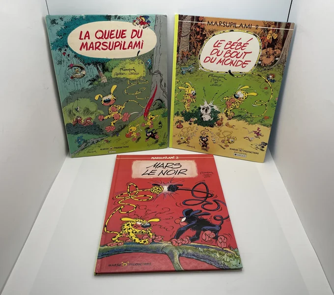 Marsupilami - EO - T 1 à 9 - Franquin / Greg / Batem / Yann - Marsu Productions - BD franco-belge - Très bon état