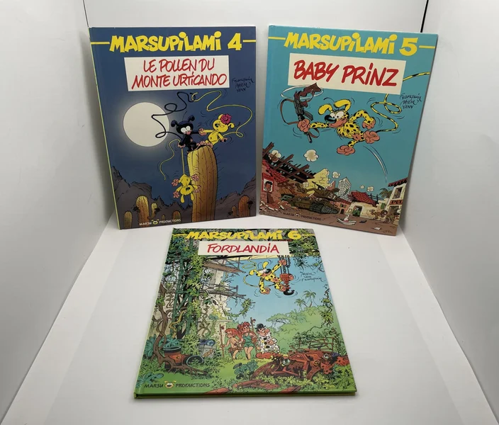Marsupilami - EO - T 1 à 9 - Franquin / Greg / Batem / Yann - Marsu Productions - BD franco-belge - Très bon état
