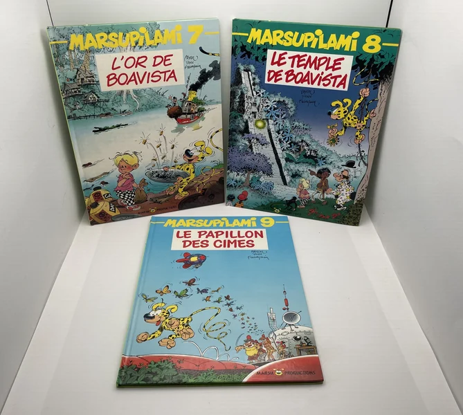 Marsupilami - EO - T 1 à 9 - Franquin / Greg / Batem / Yann - Marsu Productions - BD franco-belge - Très bon état