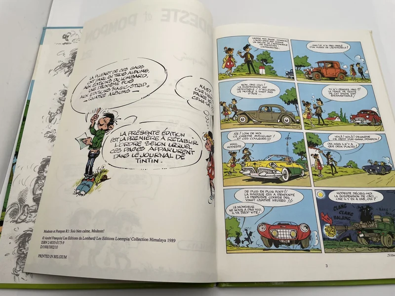 Modeste et Pompon (Intégrale Himalaya) - R1 - Sois bien calme, Modeste ! - Franquin - Le Lombard - BD franco-belge - Très bon état