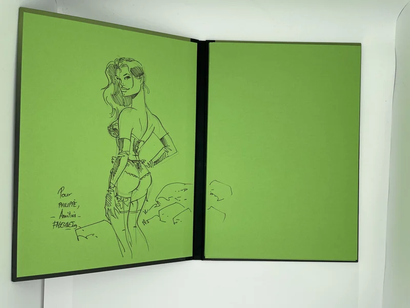 Ailes Belles - Félix Meynet - Bruno Graff avec dessin dédicacé original - BD franco-belge - Très bon état