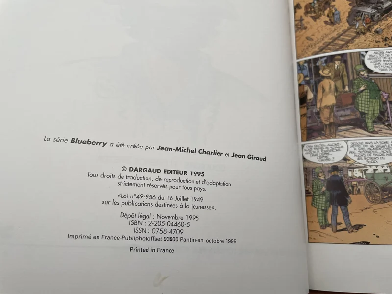 Blueberry - EO - T 24 - Mister Blueberry - Jean Giraud - Dargaud - BD franco-belge - Très bon état