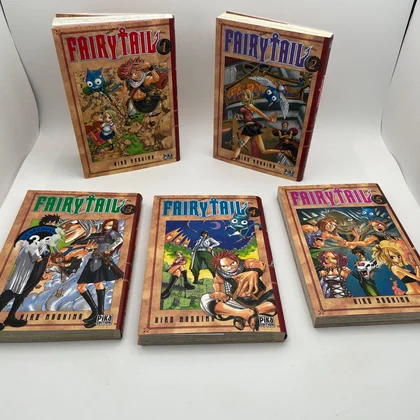 Fairy Tail - T 1 à T 5 - Hiro Mashima - Pika Édition - Mangas - Très bon état
