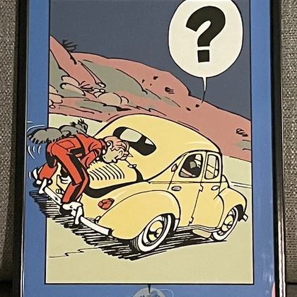 Franquin - La Mauvaise Tête - Offset - Archives Internationales - Affiches / posters - Très bon état
