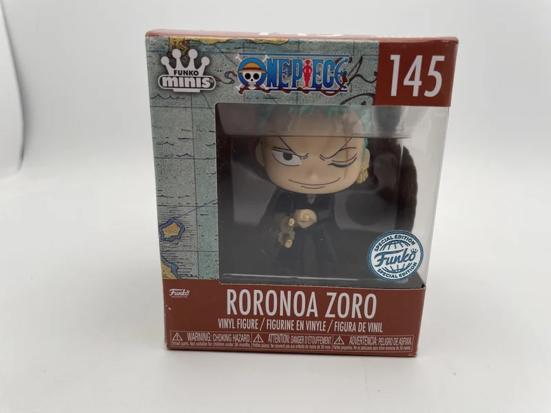 Funko Minis – Roronoa Zoro One Piece (n°145) Special Edition - Figurines - Neuf