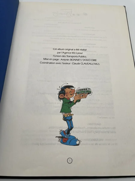 Gaston - Fou du bus ! - André Franquin - KIS.S - BD franco-belge - Très bon état