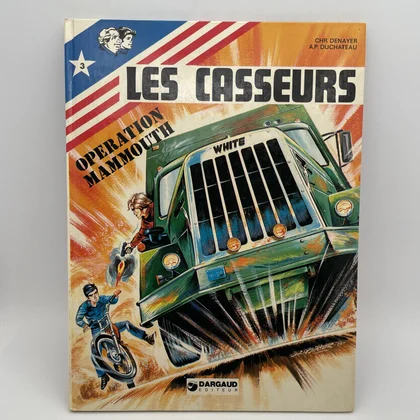 Les Casseurs - Al & Brock - EO - T 3 - Opération Mammouth - Christian Denayer / André-Paul Duchâteau - Le Lombard - BD franco-belge - Très bon état