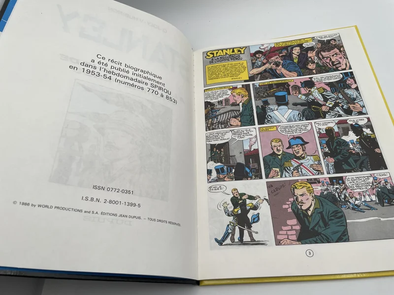 L'Histoire en Bandes Dessinées - T 17 - Stanley - À la recherche de l'homme perdu - Octave Joly / Victor Hubinon - Dupuis - BD franco-belge - Très bon état