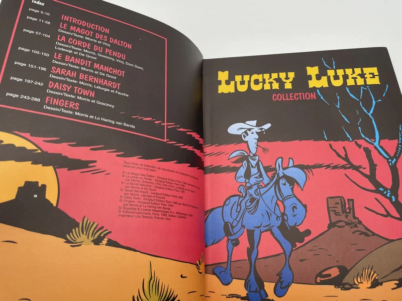 Lucky Luke - Collection Lecturama (T 1 à T 5, manque T 6) - René Goscinny / Morris - Lecturama - BD franco-belge - Très bon état