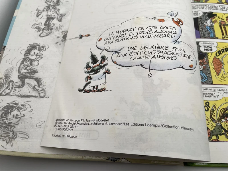 Modeste et Pompon - R4 - Tais-toi, Modeste ! - Greg / André Franquin - Le Lombard - BD franco-belge - Bon état