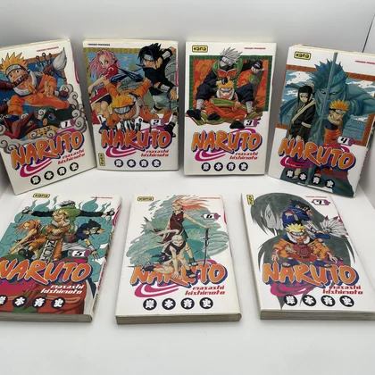 Naruto - T 1 à T 7 - Masashi Kishimoto - Kana - Mangas - Très bon état