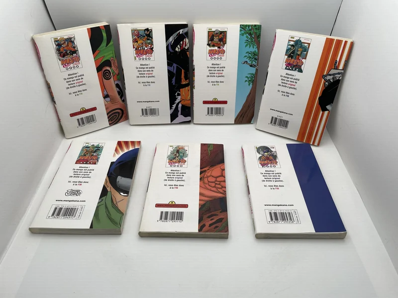 Naruto - T 1 à T 7 - Masashi Kishimoto - Kana - Mangas - Très bon état