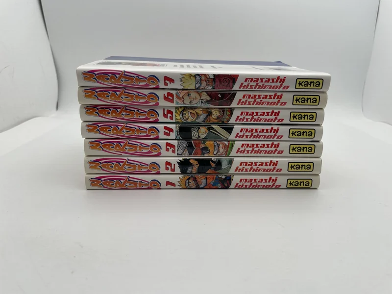 Naruto - T 1 à T 7 - Masashi Kishimoto - Kana - Mangas - Très bon état