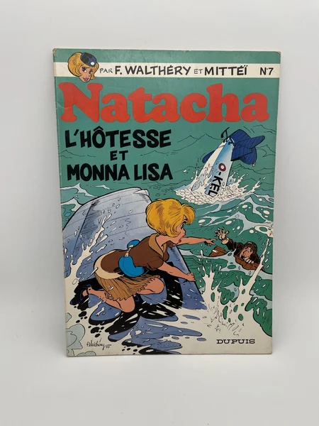 Natacha - EO - T 7 - L'Hôtesse et Monna Lisa - François Walthéry / Mittéï - Dupuis - BD franco-belge - Très bon état
