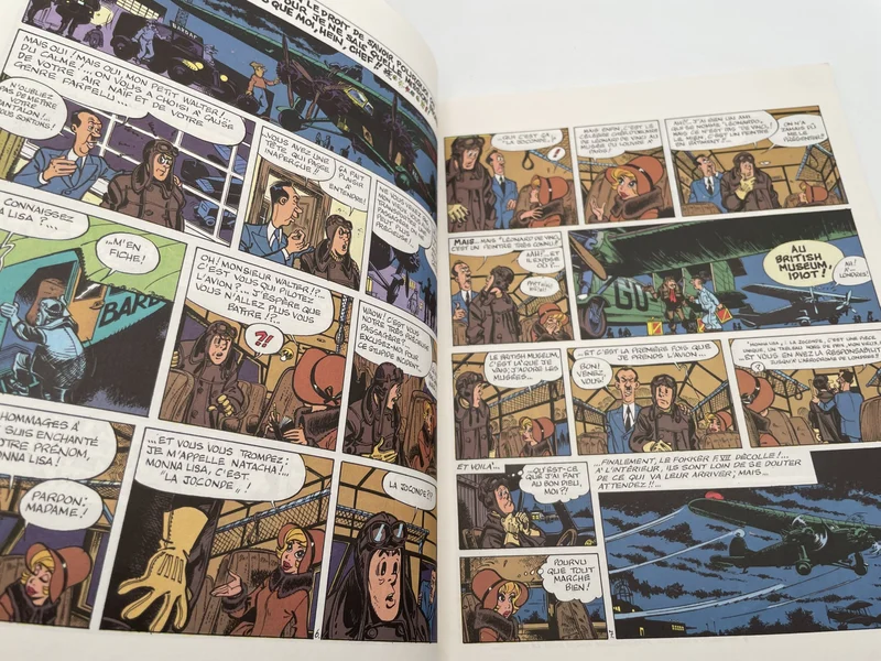 Natacha - EO - T 7 - L'Hôtesse et Monna Lisa - François Walthéry / Mittéï - Dupuis - BD franco-belge - Très bon état