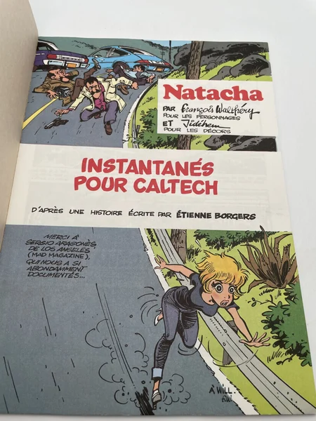 Natacha - EO - T 8 - Instantanés pour Caltech - François Walthéry / Jidéhem / Étienne Borgers - Dupuis - BD franco-belge - Très bon état