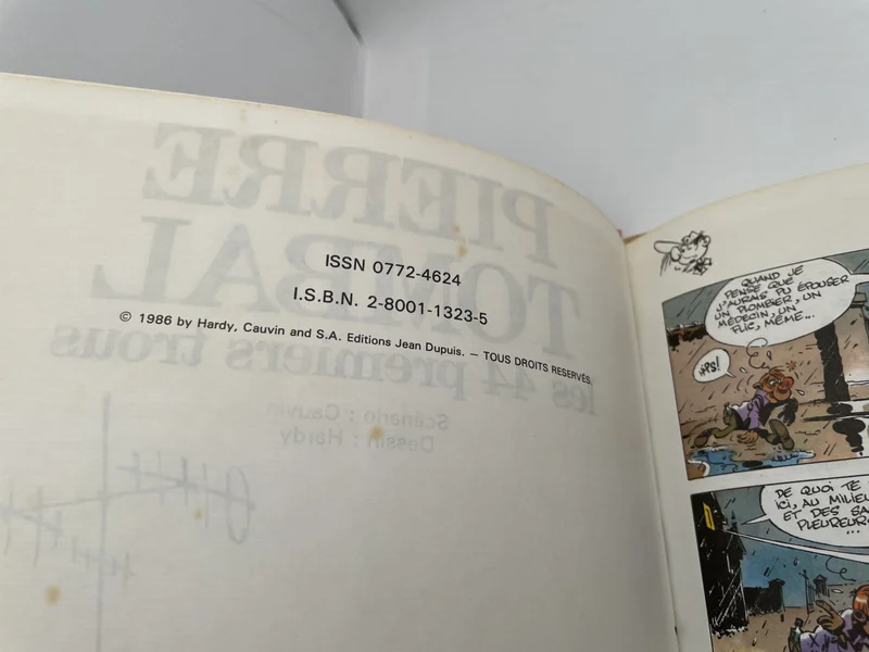Pierre Tombal - EO - T 1 - Les 44 premiers trous - Raoul Cauvin / Marc Hardy - Dupuis - BD franco-belge - Bon état
