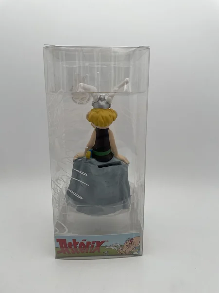 Plastoy – Astérix assis sur son rocher (tirelire) - Figurines - Neuf