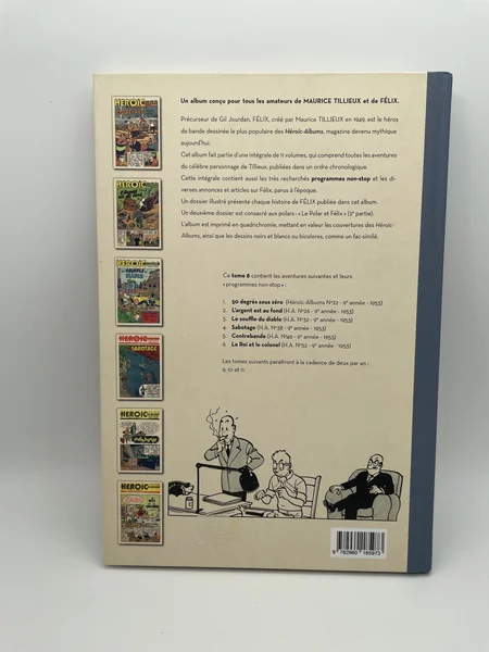 Félix - Intégrale - T 8- EO - Maurice Tillieux - Éditions de l'Élan - BD franco-belge - Très bon état
