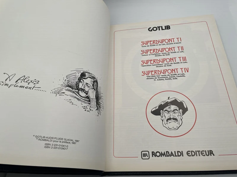 Gotlib Rombaldi - T 5 - Superdupont I, II, III, IV - Gotlib / Jacques Lob / Alexis / Jean Solé - Rombaldi - BD franco-belge - Très bon état
