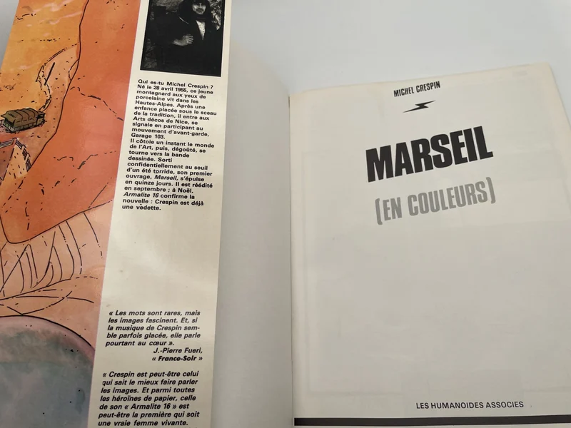 Marseil (en couleurs) - Michel Crespin - Les Humanoïdes Associés - BD franco-belge - Très bon état