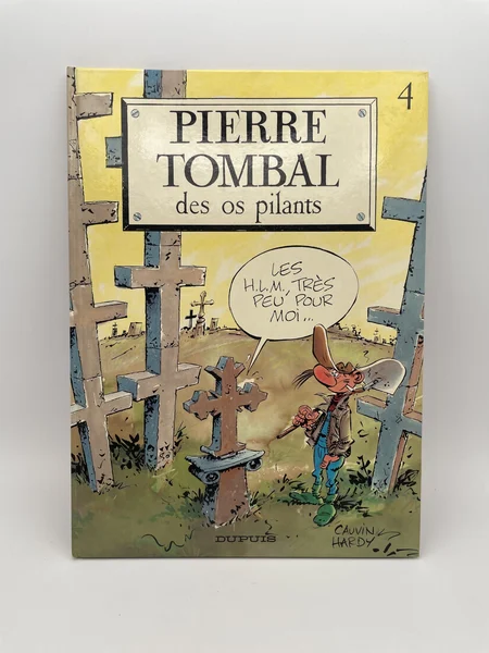 Pierre Tombal - T 4 - EO - Des os pilants - Raoul Cauvin / Marc Hardy - Dupuis - BD franco-belge - Très bon état