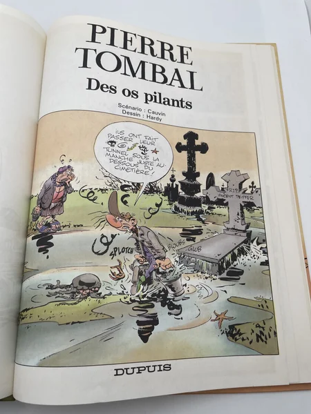 Pierre Tombal - T 4 - EO - Des os pilants - Raoul Cauvin / Marc Hardy - Dupuis - BD franco-belge - Très bon état