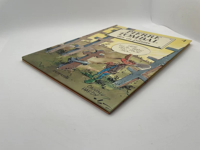 Pierre Tombal - T 4 - EO - Des os pilants - Raoul Cauvin / Marc Hardy - Dupuis - BD franco-belge - Très bon état