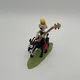 Pirlouit jouant de la guitare à cheval sur biquette - Pixi - Figurines - Très bon état — Photo 2
