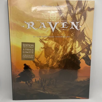 Raven - T 2 - Les Contrées Infernales - Mathieu Lauffray - Dargaud - BD franco-belge - Neuf