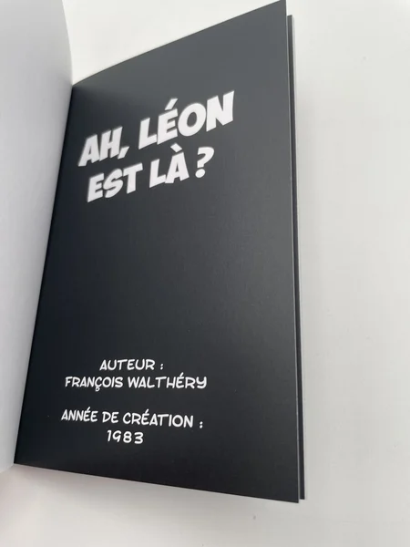 Ah ! Léon est là ? - François Walthéry - BD franco-belge - Très bon état