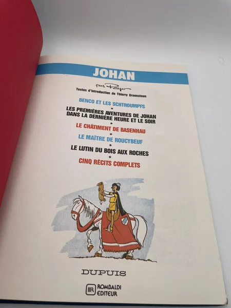 Johan et Pirlouit - Intégrale Rombaldi (T 6 à T 8) - Peyo - BD franco-belge - Très bon état