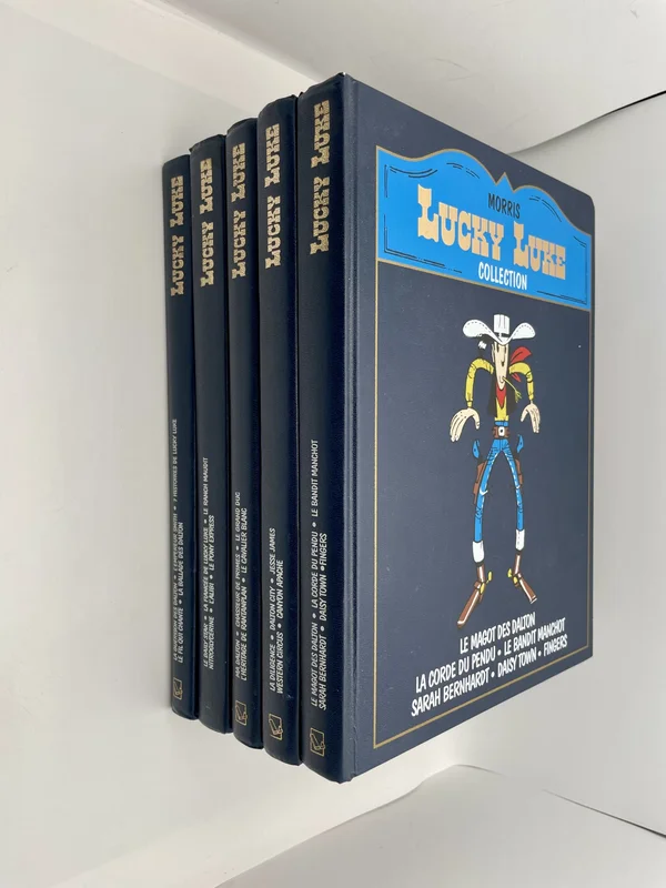 Lucky Luke, créé par Morris en 1946 et scénarisé pendant plus de vingt ans par René Goscinny, est l'un des piliers de la bande dessinée franco-belge. Ses aventures de cow-boy solitaire dans le Grand Ouest américain mêlent action, humour et personnages