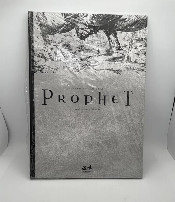 Prophet est une série de science-fiction de Mathieu Lauffray construite autour de Jack Shannon, figure messianique projetée dans un futur post-apocalyptique où la civilisation s'effondre lentement. Ce quatrième et dernier tome, De profundis, plonge le
